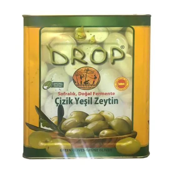 Drop%20Edremit%20Yeşil%20Çizik%20Zeytin%2010%20luk%20Teneke%20(L)%20Net:%2010%20Kg