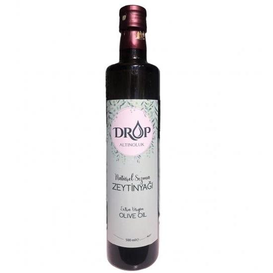 Drop Natürel Sızma Zeytinyağı 500 mL Dorica Cam Şişe